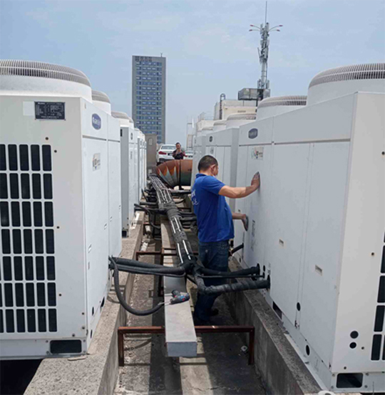 陈仓中央空调制热和不制冷系统维修方法